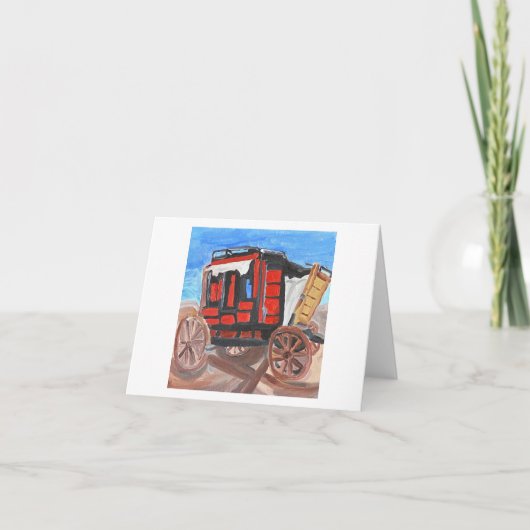 Stagecoach Dankeskarte (Vorderseite)