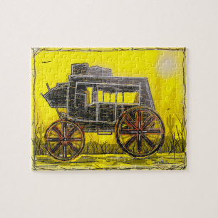 Stagecoach in der Wüste Puzzle