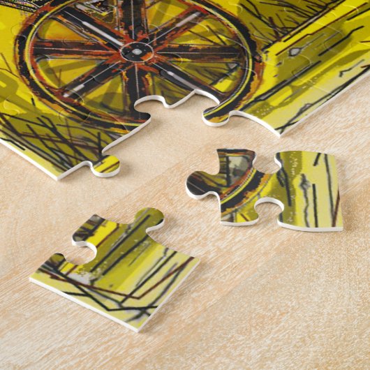 Stagecoach in der Wüste Puzzle (Seite)