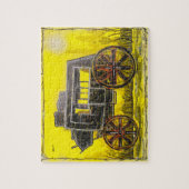 Stagecoach in der Wüste Puzzle (Vertikal)