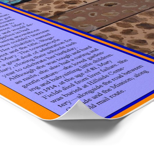 Stagecoach Mary Fields Poster (Ecke)