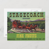Stagecoach Postkarte (Vorne/Hinten)