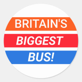 Stagecoach-Sticker Runder Aufkleber