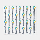 Stagecoach Throw Blanket Fleecedecke (Vorderseite (Horizontal))