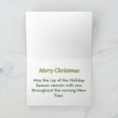 Stagecoach Weihnachtskarte Feiertagskarte (Innenseite)