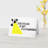 StageIsMyPlayground Karte (Gelbe Blume)