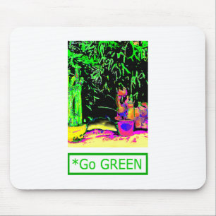Staghorn Farn GEHEN GREEN1a jGibney das MUSEUM Mousepad