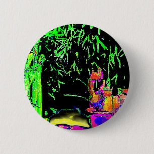 Staghorn Farne jGibney die MUSEUM Zazzle Geschenke Button