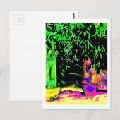 Staghorn Fern jGibney The MUSEUM Zazzle Postkarte (Vorne/Hinten)