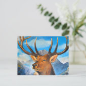 Stags Atem. Postkarte (Stehend Vorderseite)