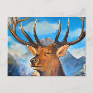 Stags Atem. Postkarte