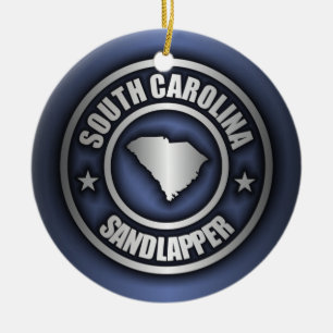 Stahl" dekorative Verzierungen "South Carolina Keramikornament