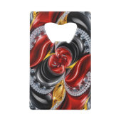 Stahl Flaschenöffner mit Deutschland Farben (Rückseite)