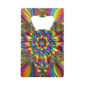 Stahl Flaschenöffner mit LGBTQ Farben (Rückseite)