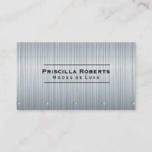 Stahl Metallgeschirr Visitenkarte