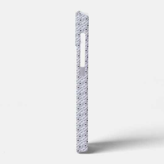 Stahl mit Wassertropfen Case-Mate iPhone Hülle (Rückseite / Links)