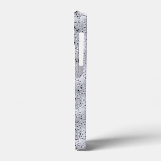 Stahl mit Wassertropfenmuster Case-Mate iPhone Hülle (Rückseite / Links)