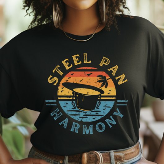 Stahl Pan Harmony, Trini Carnival T-Shirt