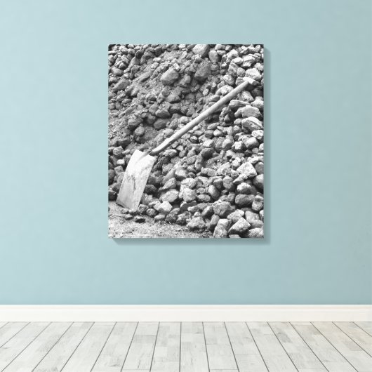 STAHL-POWER LEINWANDDRUCK (Insitu (Holzboden))