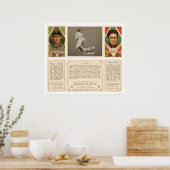 Stahl Red Sox Browns Baseball 1912 Poster (Küche)