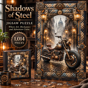 Stahl-Schatten Motorrad 1.014-Teile-Puzzle Puzzle