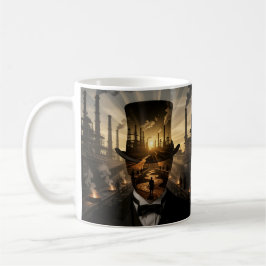 Stahl & Sonnenuntergänge Erkundung der industriell Kaffeetasse