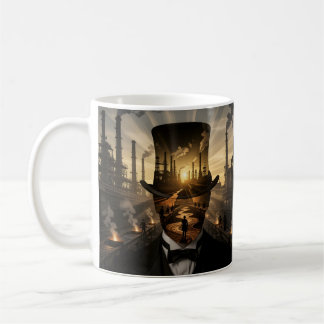 Stahl & Sonnenuntergänge Erkundung der industriell Kaffeetasse