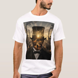 Stahl & Sonnenuntergänge Erkundung der industriell T-Shirt