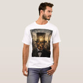 Stahl & Sonnenuntergänge Erkundung der industriell T-Shirt (Vorne ganz)