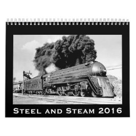 Stahl und Dampf 2016 Vintage Eisenbahn-Lokomotiven Kalender