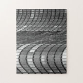 Stahl- und Glaszwischenwand von modernem Puzzle (Vertikal)