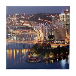 Stahl und Indigo-Sandwich Fliese