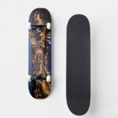 Stahl und Indigo-Sandwich Skateboard (Vorderseite)