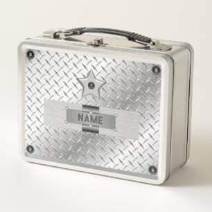 Stahl- und Metal-Star-Lunch Box Metall Brotdose