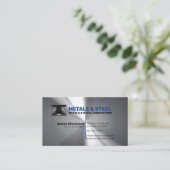 Stahl- und Metallverarbeitung Visitenkarte (Stehend Vorderseite)