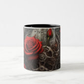 Stahl und Rose 013 Zweifarbige Tasse (Mittel)