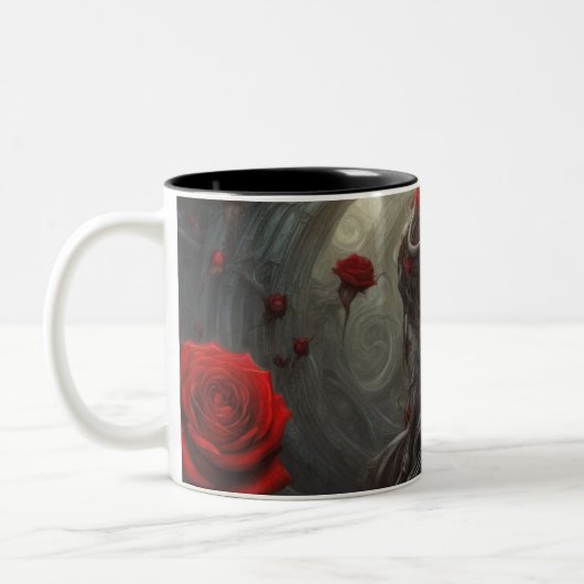 Stahl und Rose 016 Zweifarbige Tasse (Links)