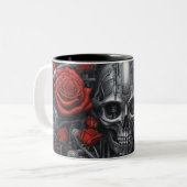 Stahl und Rose 019 Zweifarbige Tasse (Vorderseite Links)