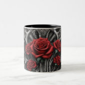Stahl und Rose 021 Zweifarbige Tasse (Mittel)