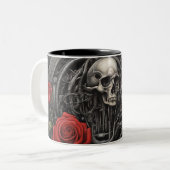 Stahl und Rose 022 Zweifarbige Tasse (Vorderseite Links)