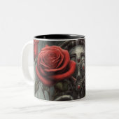 Stahl und Rose 025 Zweifarbige Tasse (Vorderseite Links)