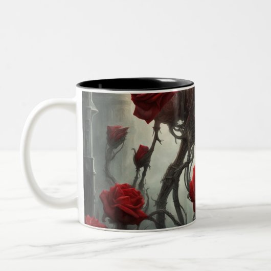 Stahl und Rose 028 Zweifarbige Tasse (Links)