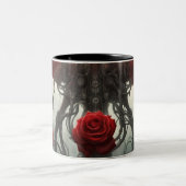 Stahl und Rose 028 Zweifarbige Tasse (Mittel)