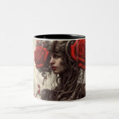 Stahl und Rose 029 Zweifarbige Tasse (Mittel)