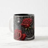 Stahl und Rose 030 Zweifarbige Tasse (Vorderseite Links)