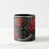 Stahl und Rose 030 Zweifarbige Tasse (Mittel)