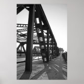 Stahl und Schatten Poster (Vorne)