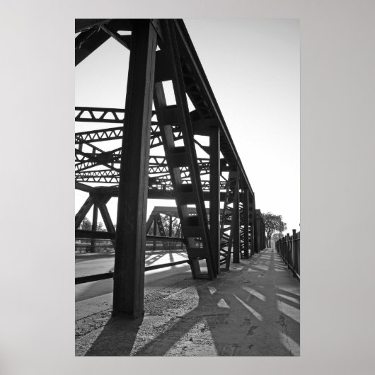 Stahl und Schatten Poster (Vorne)