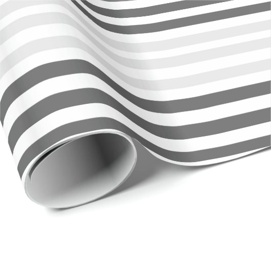 Stahl- und Silberpinstriebpapier Geschenkpapier (Rolleneckpunkt)