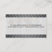 Stahl und Stein | Werkstattreparatur Visitenkarte (Rückseite)